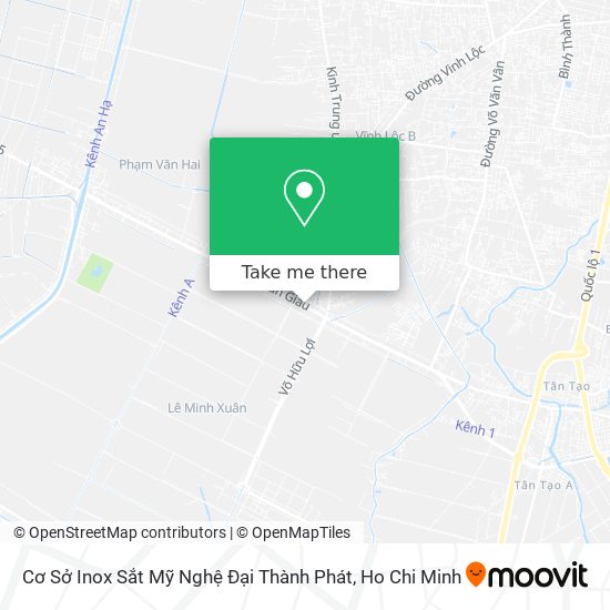 Cơ Sở Inox Sắt Mỹ Nghệ Đại Thành Phát map