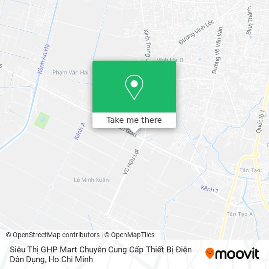 Siêu Thị GHP Mart Chuyên Cung Cấp Thiết Bị Điện Dân Dụng map