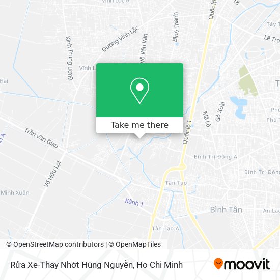 Rửa Xe-Thay Nhớt Hùng Nguyễn map