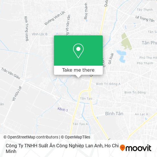 Công Ty TNHH Suất Ăn Công Nghiệp Lan Anh map