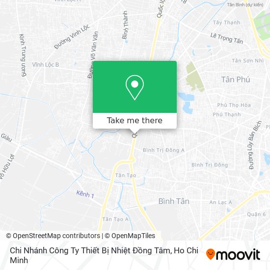 Chi Nhánh Công Ty Thiết Bị Nhiệt Đồng Tâm map