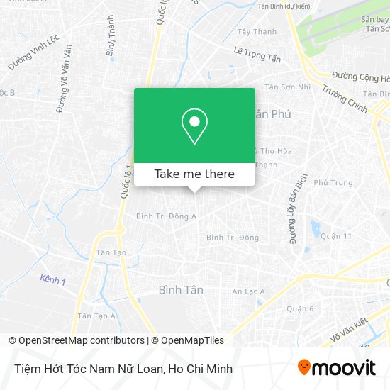Tiệm Hớt Tóc Nam Nữ Loan map