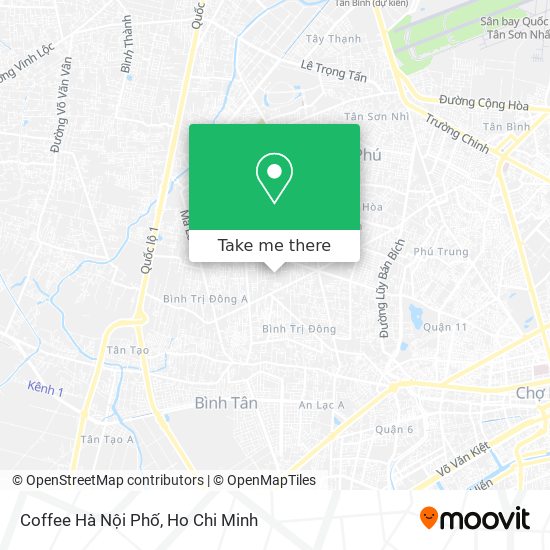 Coffee Hà Nội Phố map