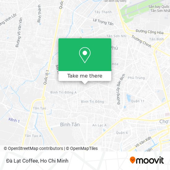 Đà Lạt Coffee map