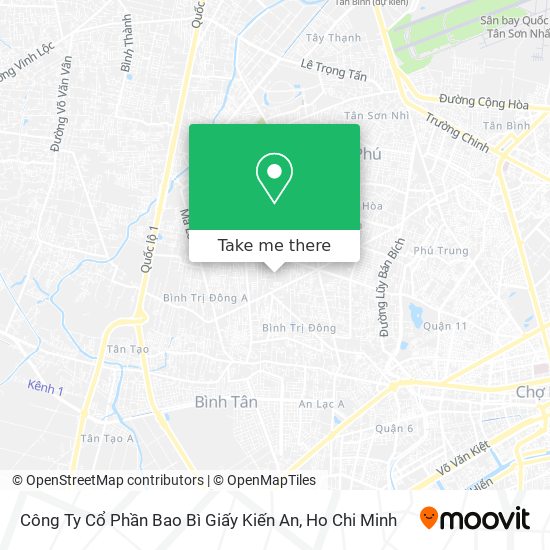 Công Ty Cổ Phần Bao Bì Giấy Kiến An map