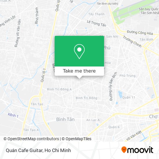 Quán Cafe Guitar map