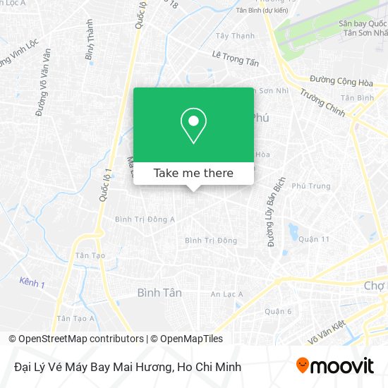 Đại Lý Vé Máy Bay Mai Hương map