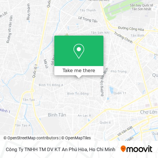 Công Ty TNHH TM DV KT An Phú Hòa map