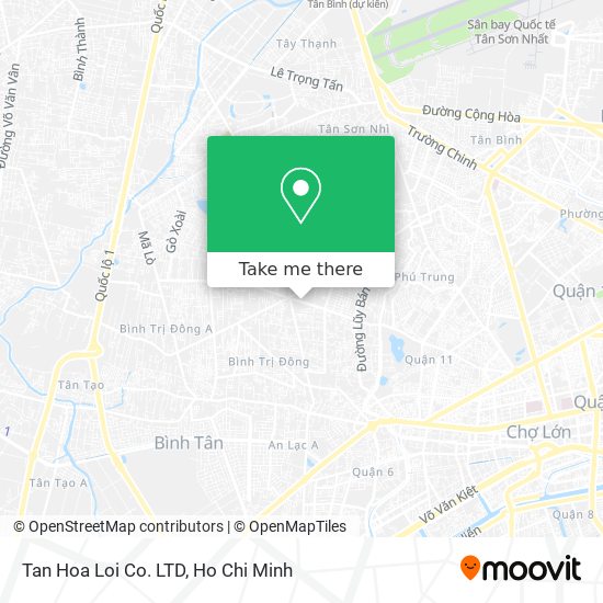 Tan Hoa Loi Co. LTD map