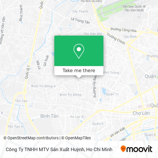 Công Ty TNHH MTV Sản Xuất Huỳnh map
