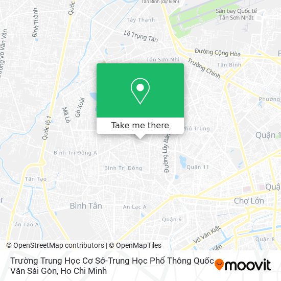 Trường Trung Học Cơ Sở-Trung Học Phổ Thông Quốc Văn Sài Gòn map