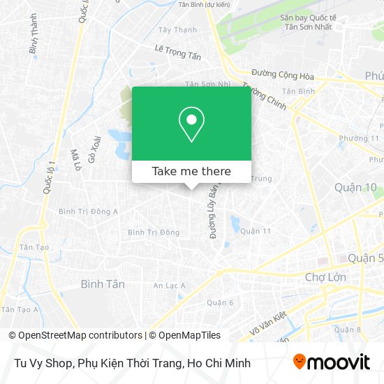 Tu Vy Shop, Phụ Kiện Thời Trang map