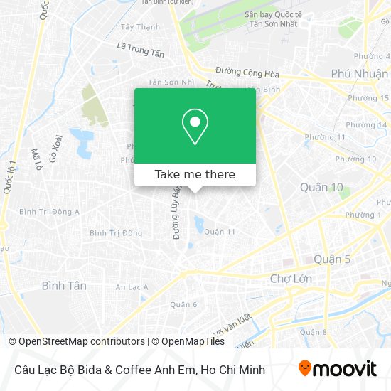 Câu Lạc Bộ Bida & Coffee Anh Em map