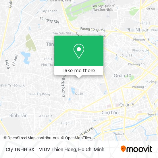 Cty TNHH SX TM DV Thiên Hồng map