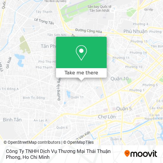 Công Ty TNHH Dịch Vụ Thương Mại Thái Thuận Phong map