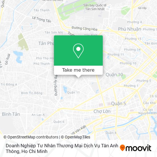 Doanh Nghiệp Tư Nhân Thương Mại Dịch Vụ Tân Anh Thông map