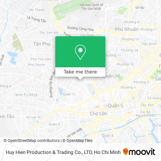 Huy Hien Production & Trading Co., LTD map