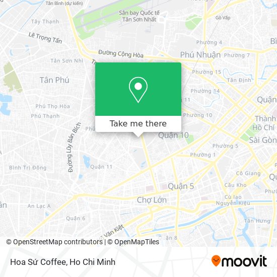 Hoa Sứ Coffee map