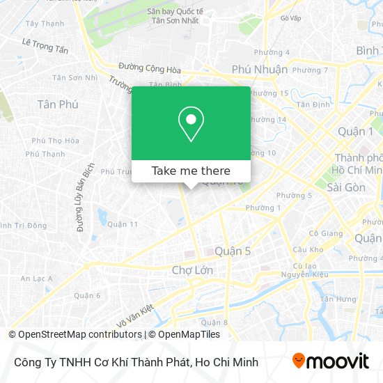 Công Ty TNHH Cơ Khí Thành Phát map