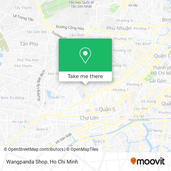 Wangpanda Shop map