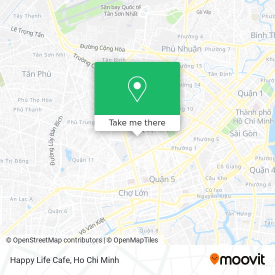 Happy Life Cafe map