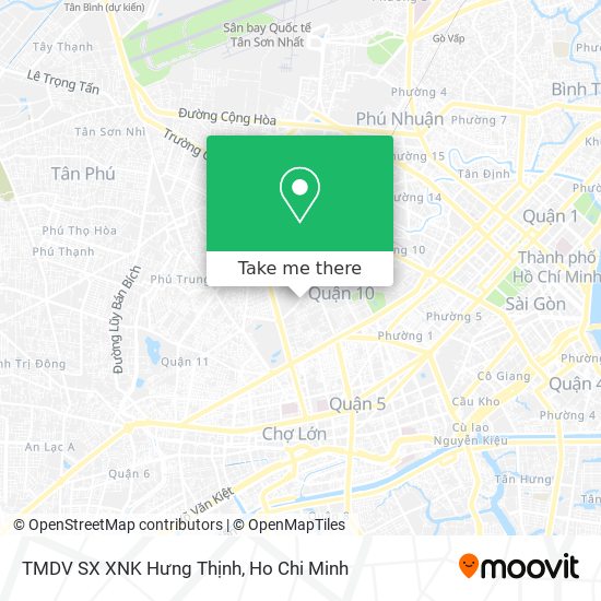 TMDV SX XNK Hưng Thịnh map
