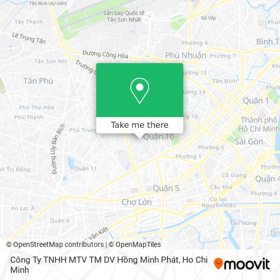 Công Ty TNHH MTV TM DV Hồng Minh Phát map