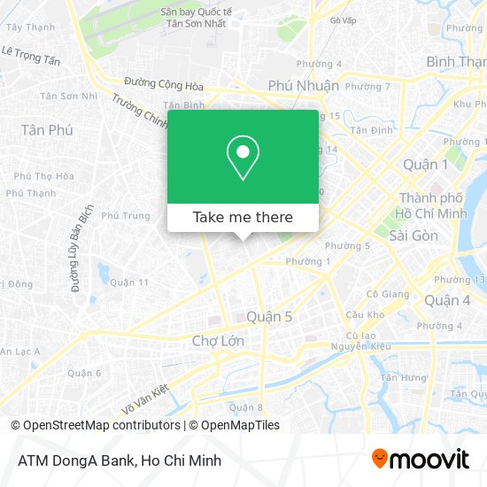 ATM DongA Bank map