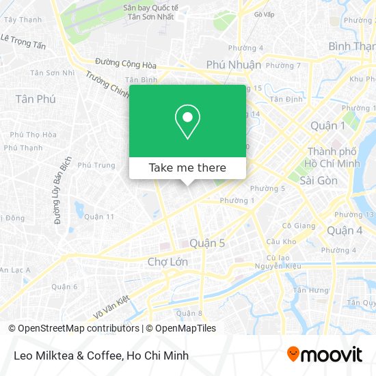 Leo Milktea & Coffee map