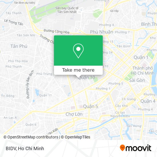 BIDV map