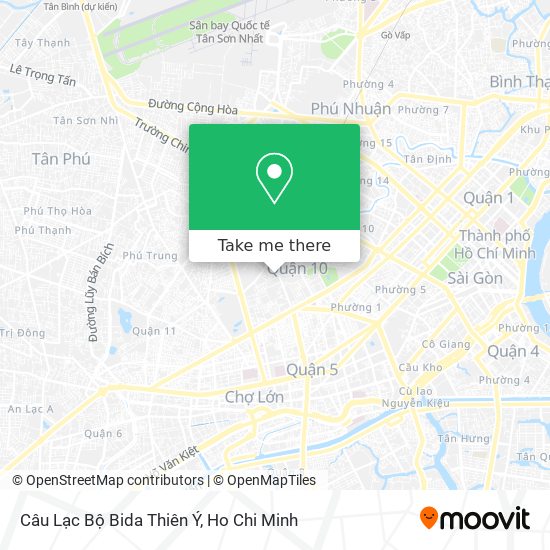 Câu Lạc Bộ Bida Thiên Ý map