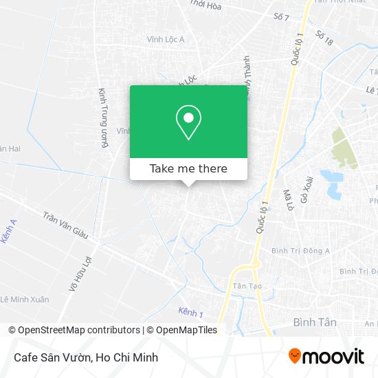 Cafe Sân Vườn map