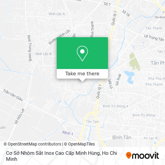 Cơ Sở Nhôm Sắt Inox Cao Cấp Minh Hùng map