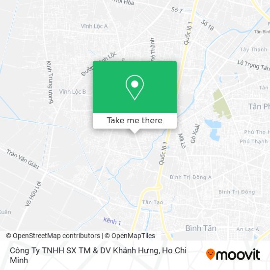 Công Ty TNHH SX TM & DV Khánh Hưng map