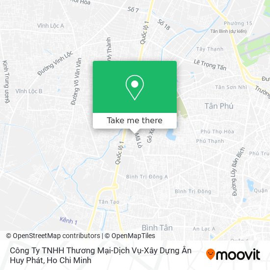 Công Ty TNHH Thương Mại-Dịch Vụ-Xây Dựng Ân Huy Phát map