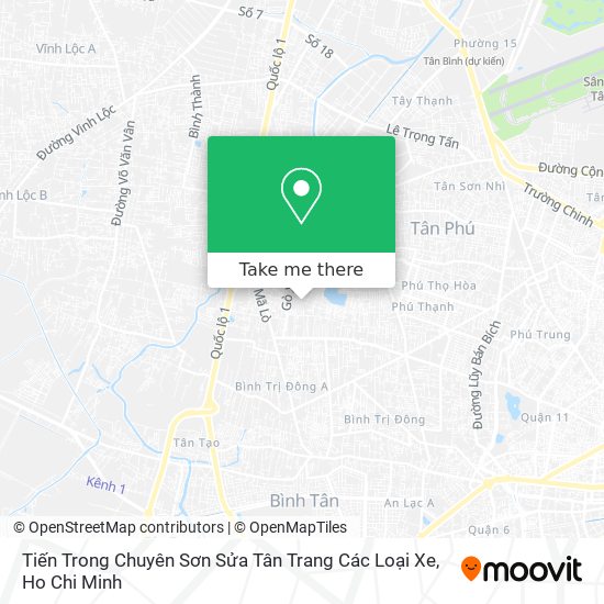 Tiến Trong Chuyên Sơn Sửa Tân Trang Các Loại Xe map