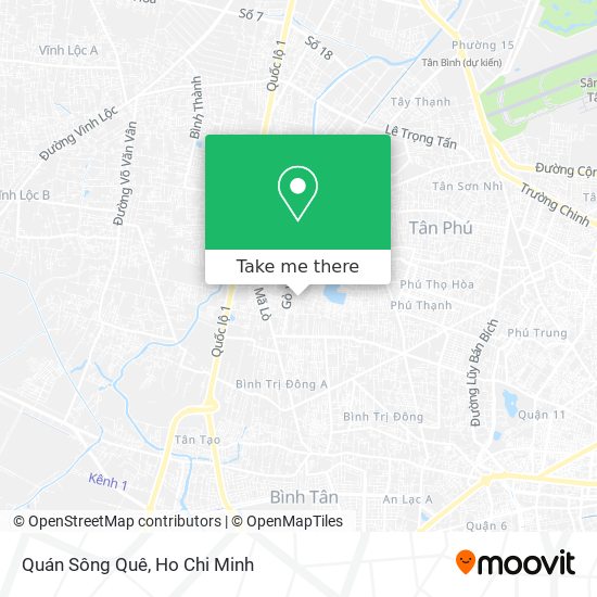 Quán Sông Quê map