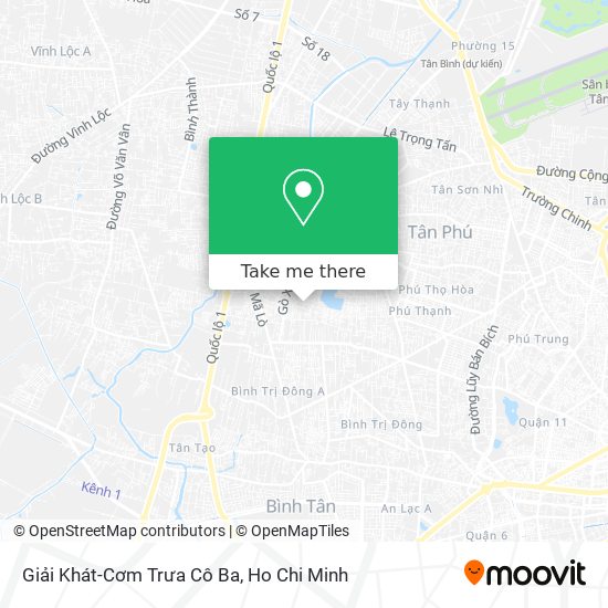 Giải Khát-Cơm Trưa Cô Ba map