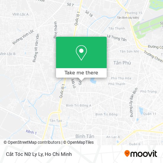 Cắt Tóc Nữ Ly Ly map