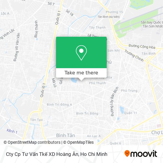 Cty Cp Tư Vấn Tkế XD Hoàng Ân map