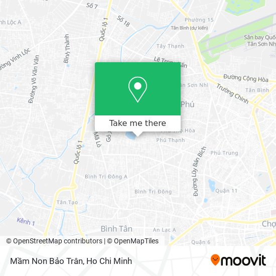 Mầm Non Bảo Trân map