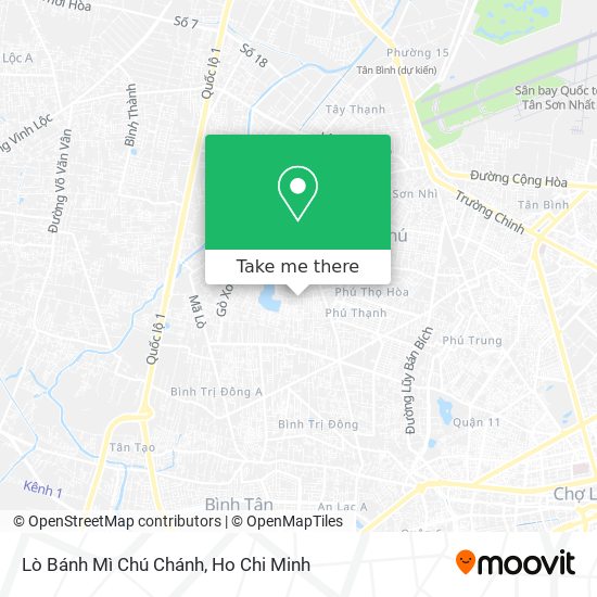 Lò Bánh Mì Chú Chánh map