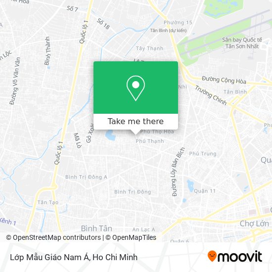 Lớp Mẫu Giáo Nam Á map