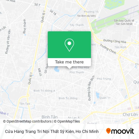 Cửa Hàng Trang Trí Nội Thất Sỹ Kiên map