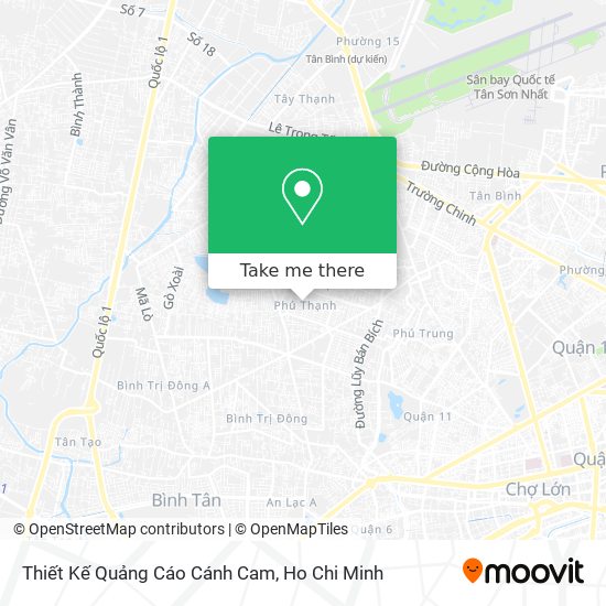 Thiết Kế Quảng Cáo Cánh Cam map