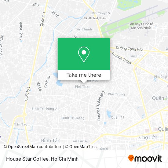 House Star Coffee map