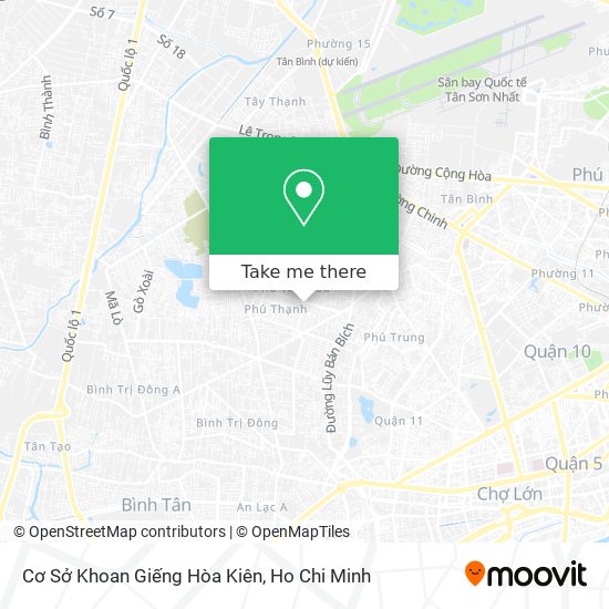 Cơ Sở Khoan Giếng Hòa Kiên map