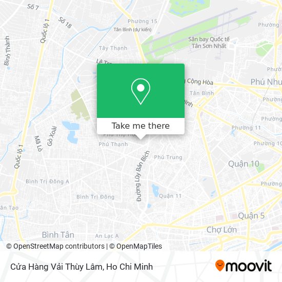 Cửa Hàng Vải Thùy Lâm map