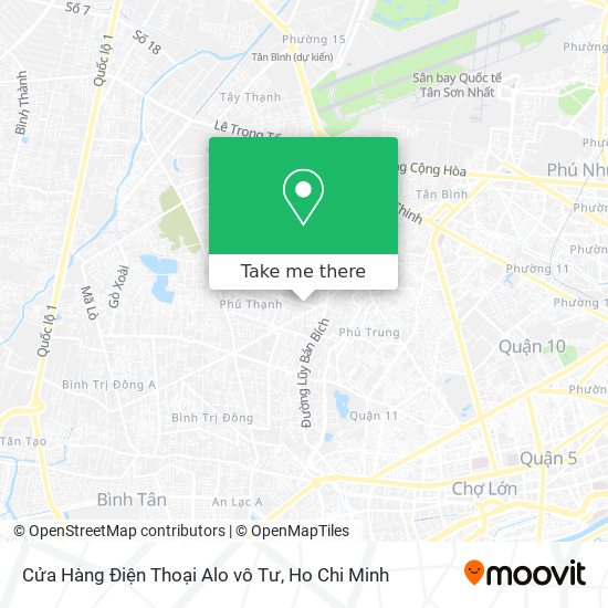 Cửa Hàng Điện Thoại Alo vô Tư map