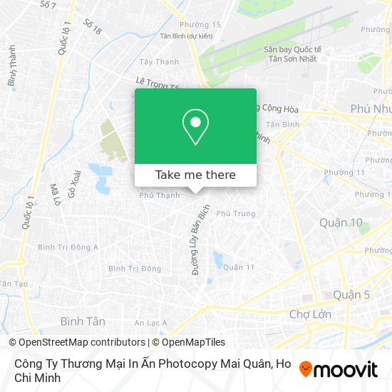 Công Ty Thương Mại In Ấn Photocopy Mai Quân map